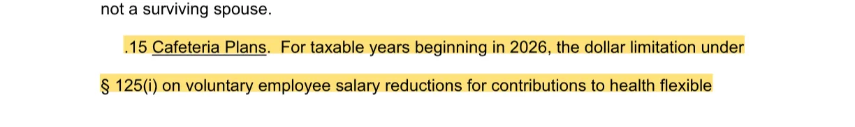 The quoted passage, highlighted on page 18 of Rev. Proc. 2025-32.