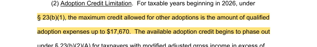 The quoted passage, highlighted on page 13 of Rev. Proc. 2025-32.