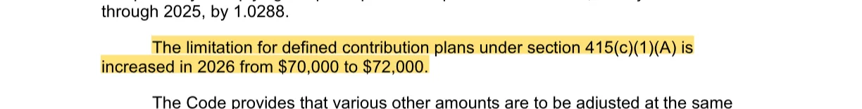 The quoted passage, highlighted on page 1 of Notice 2025-67.