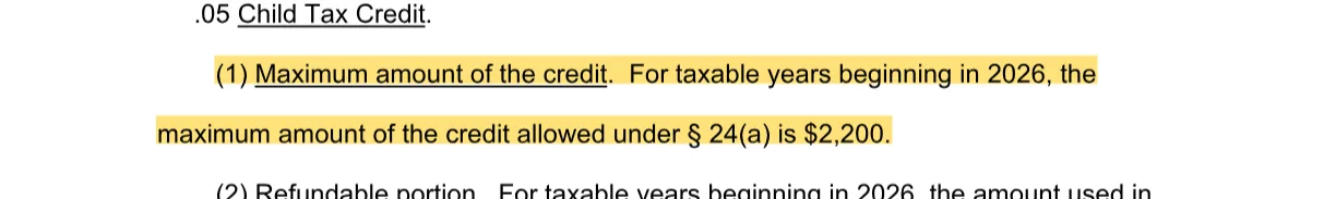 The quoted passage, highlighted on page 14 of Rev. Proc. 2025-32.